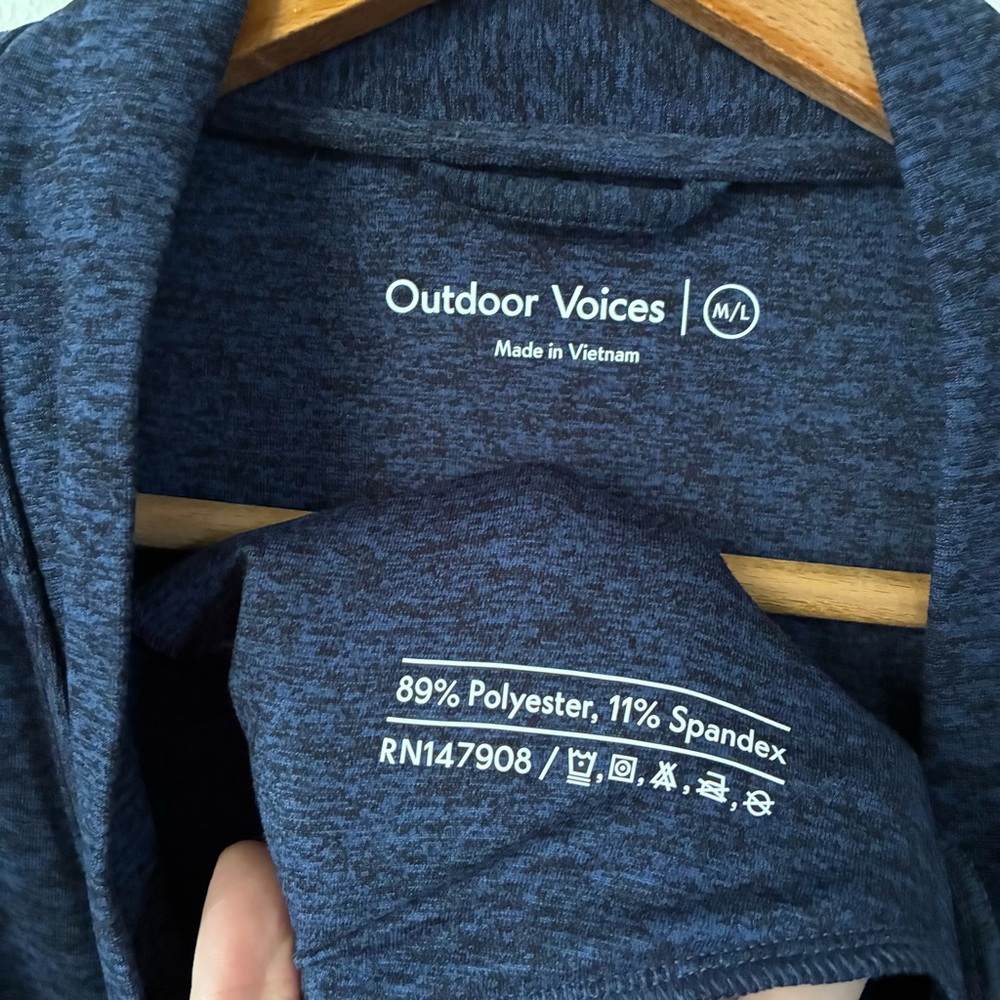 Outdoor Voices Cloudknit Robe in Navy - Picture 5 of 5
